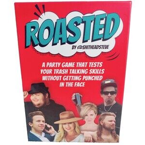 Roasted By Shitheadsteve,  Adult Party Game, Board Card Game New